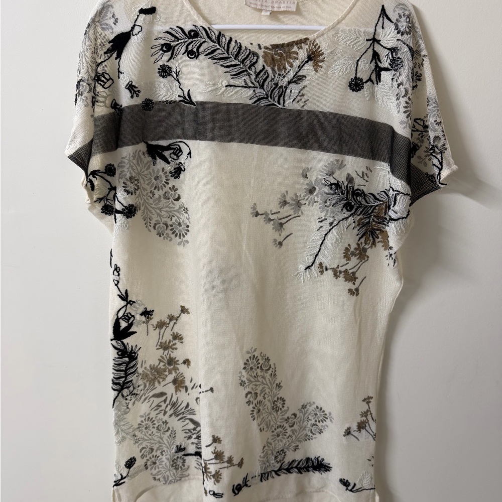 Chic Kavita Bhartia Sheer Embroidered Dress